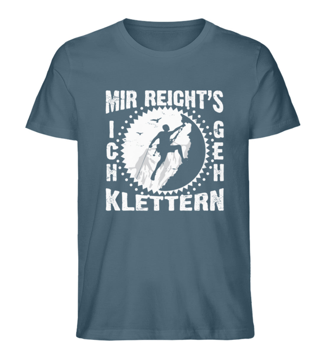 Mir reichts ich geh klettern - Herren Premium Organic T-Shirt klettern Stargazer