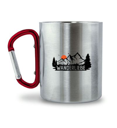 Wanderliebe, Berge und Sonne - Karabiner Tasse wandern