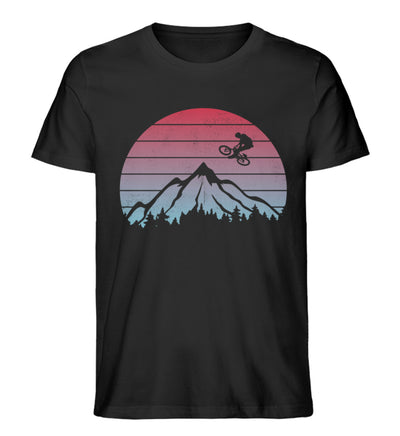 Mountainbiken Vintage - Herren Organic T-Shirt mountainbike Schwarz