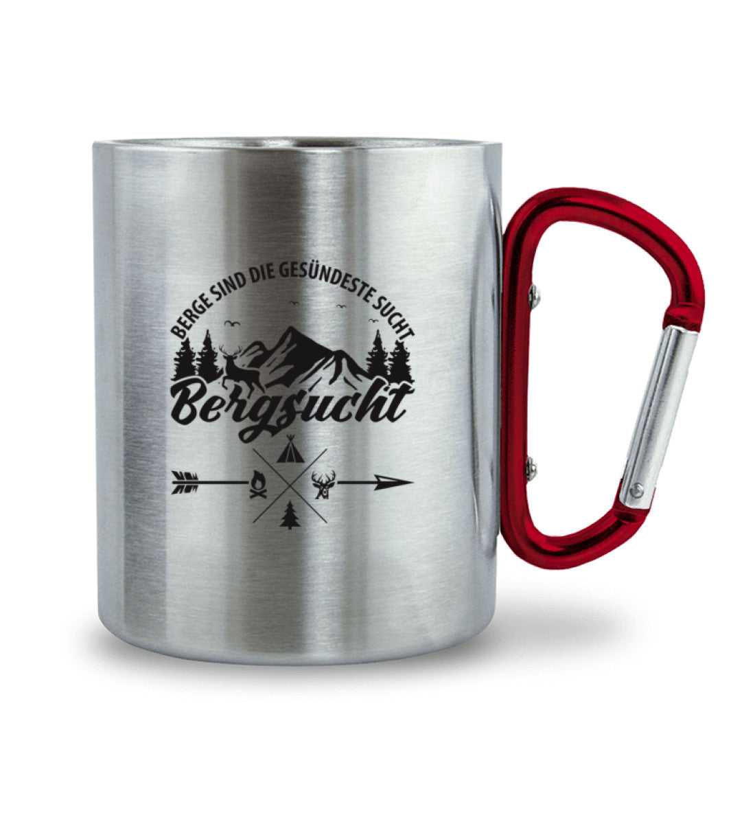 Bergsucht - Karabiner Tasse' berge klettern 330ml