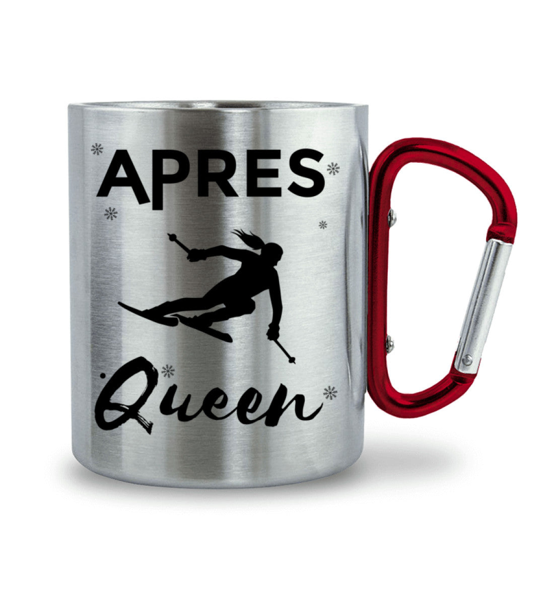 Apres Queen - Karabiner Tasse ski 330ml