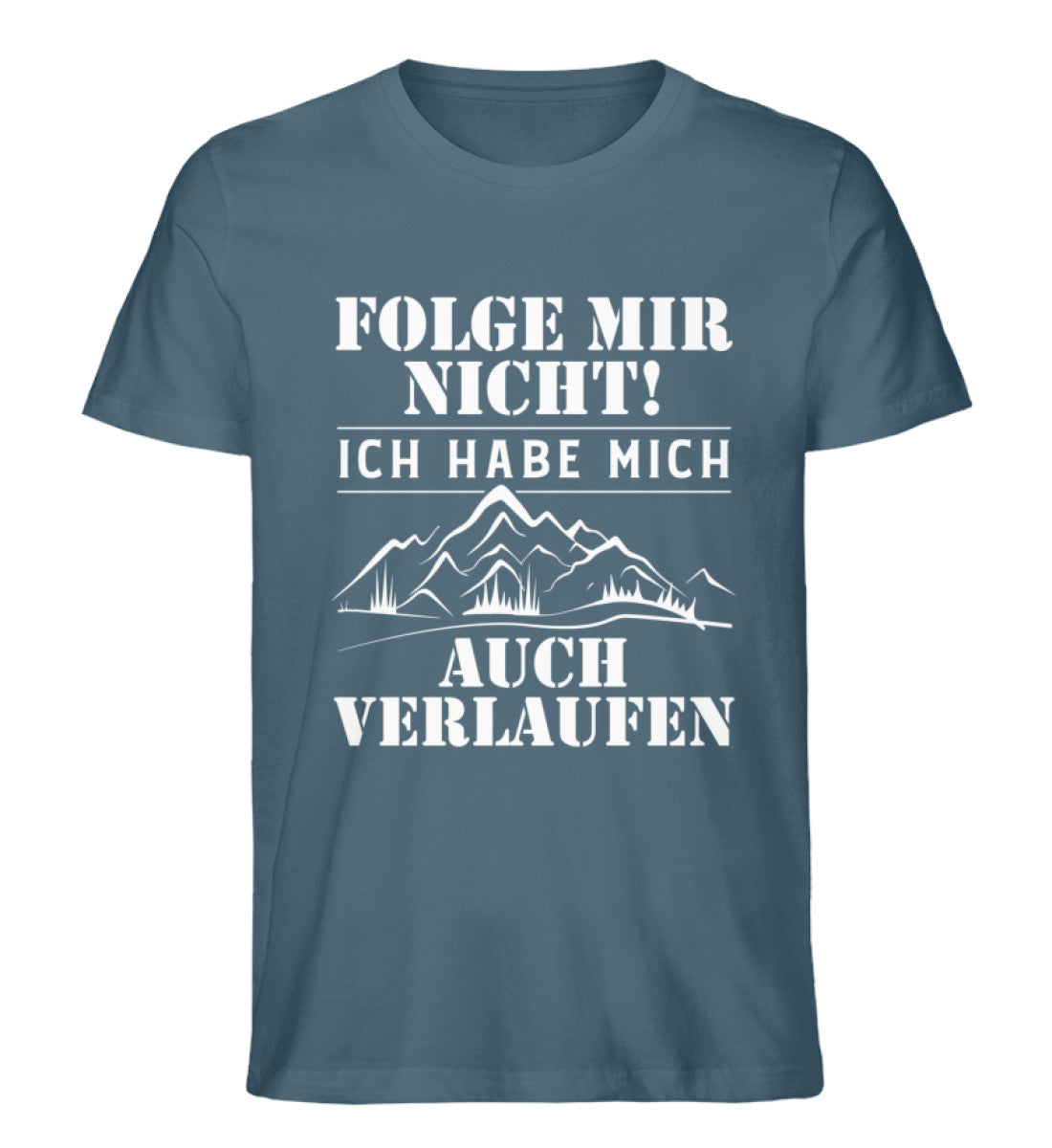 Folge mir nicht - Herren Premium Organic T-Shirt wandern Stargazer