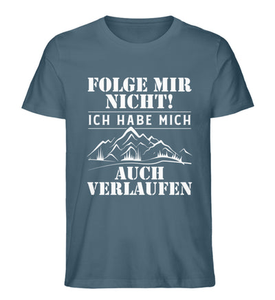 Folge mir nicht - Herren Premium Organic T-Shirt wandern Stargazer