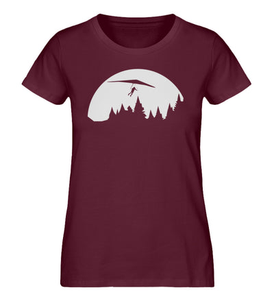 Hängegleiter - Damen Organic T-Shirt berge Weinrot