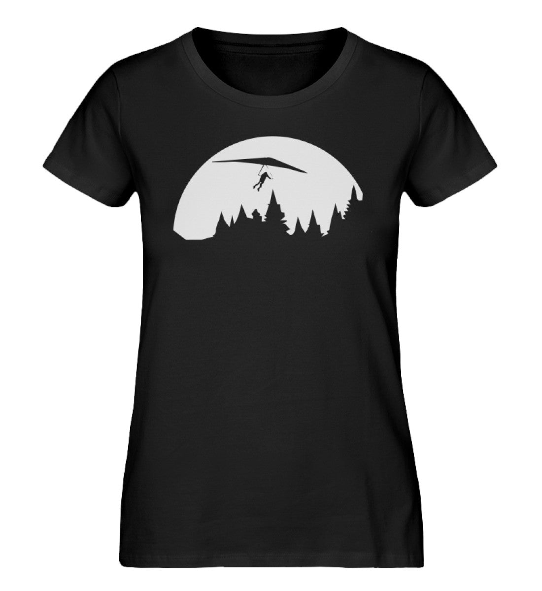 Hängegleiter - Damen Organic T-Shirt berge Schwarz