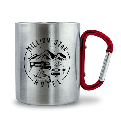 Million Star Hotel - Karabiner Tasse camping 330ml