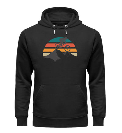 Mountainbike Vintage - Unisex Premium Organic Hoodie mountainbike Schwarz