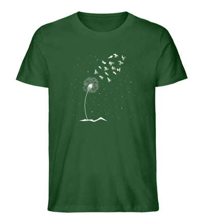 Pusteblume Radfahrer - Herren Organic T-Shirt fahrrad mountainbike Dunkelgrün