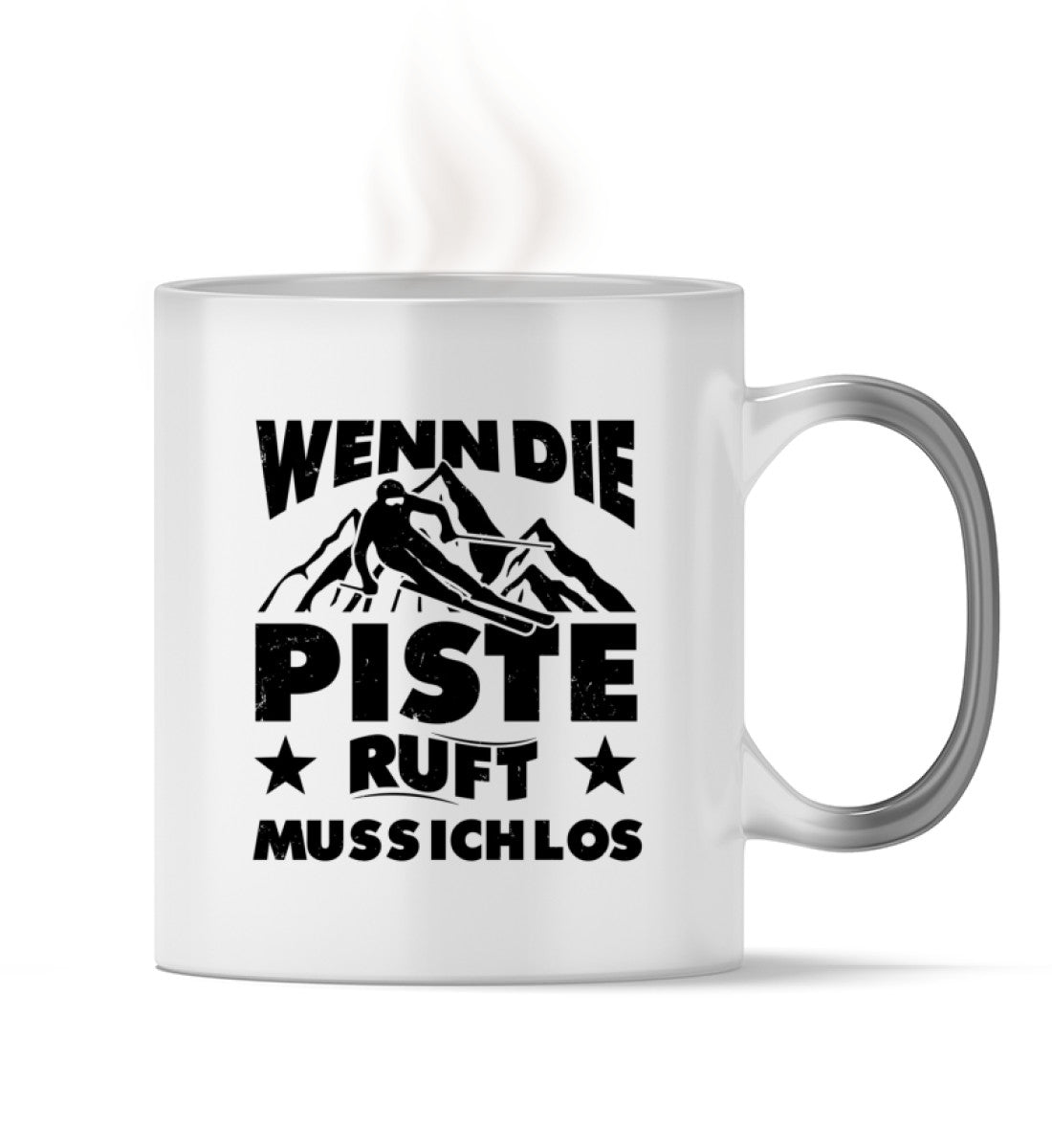 Wenn die Piste ruft muss ich los - Zauber Tasse ski Default Title