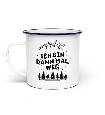 Ich bin dann mal Weg - Emaille Tasse berge camping Default Title