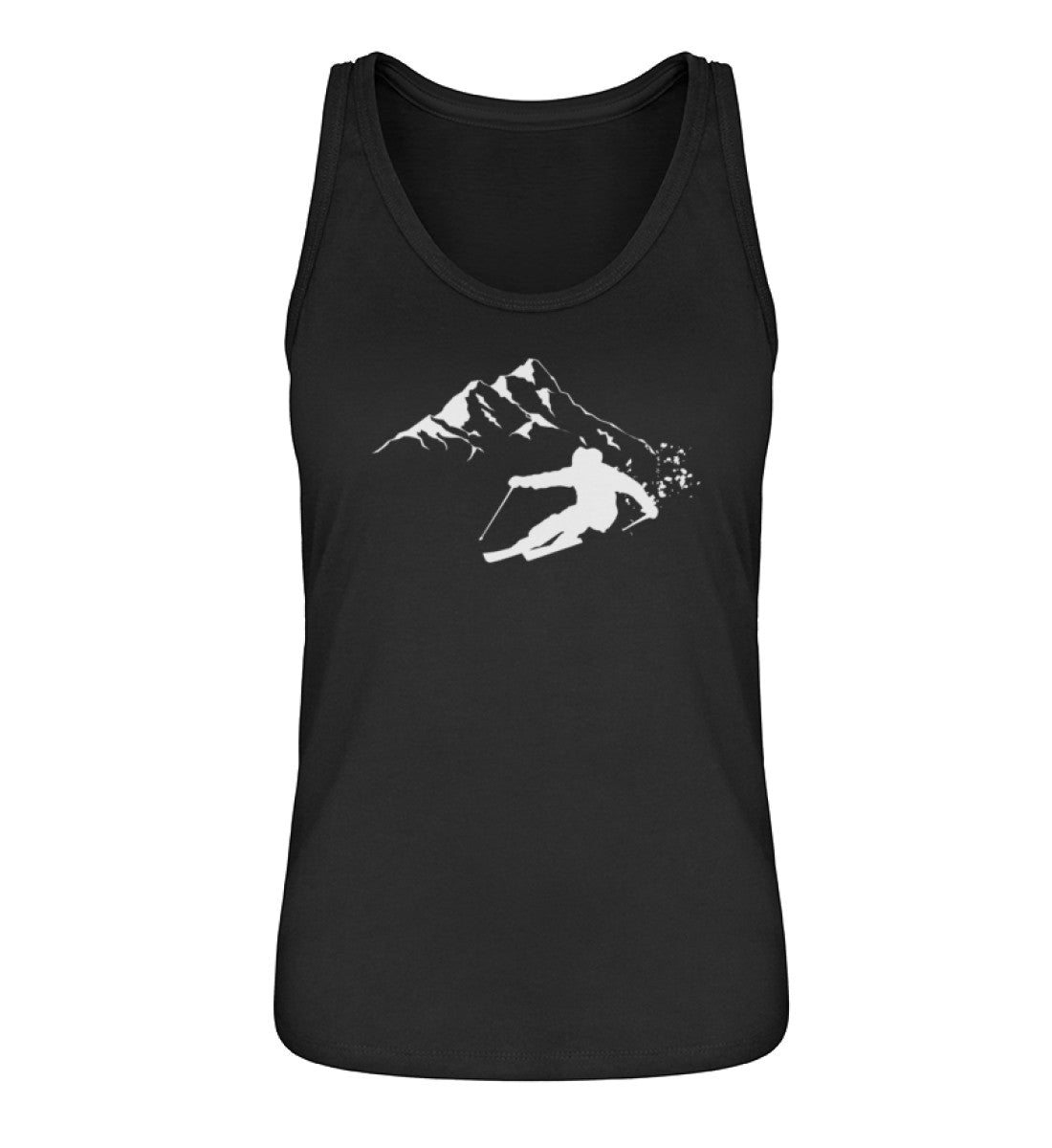 Tiefschnee Skier - Damen Organic Tanktop Schwarz