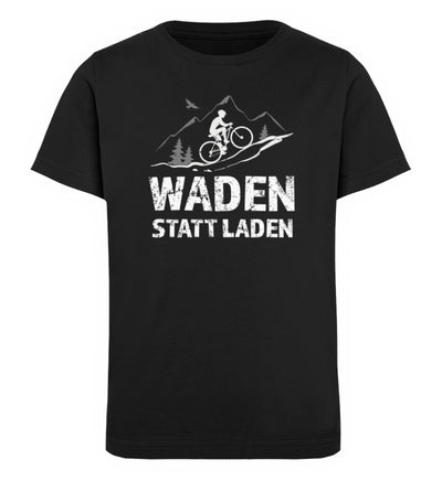 Waden statt laden - Kinder Premium Organic T-Shirt Schwarz