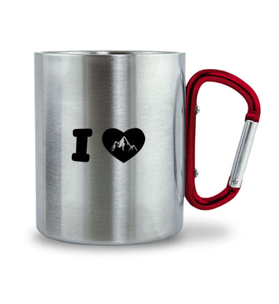 I Love Berge - Karabiner Tasse berge 330ml