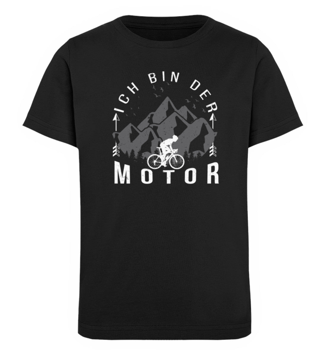 Ich Bin Der Motor - Kinder Premium Organic T-Shirt fahrrad mountainbike Schwarz