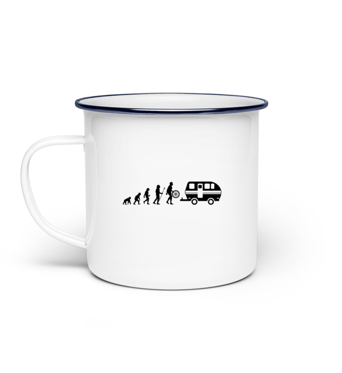 Camping Evolution - Emaille Tasse camping Default Title