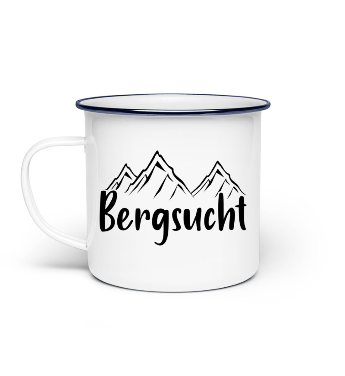 Bergsucht - Emaille Tasse berge klettern Default Title