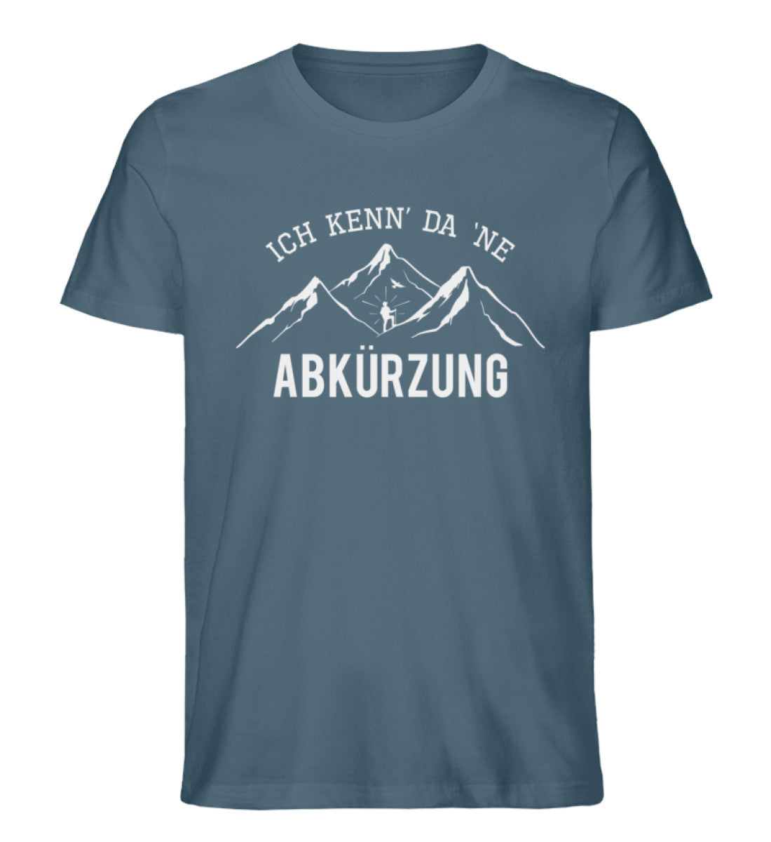 Ich kenne da ne Abkürzung - Herren Premium Organic T-Shirt berge wandern Stargazer