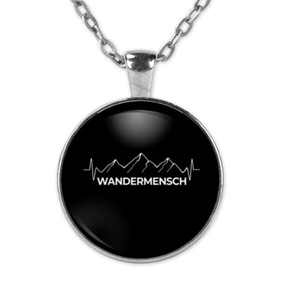 Wandermensch - Halskette mit Anhänger wandern Silber