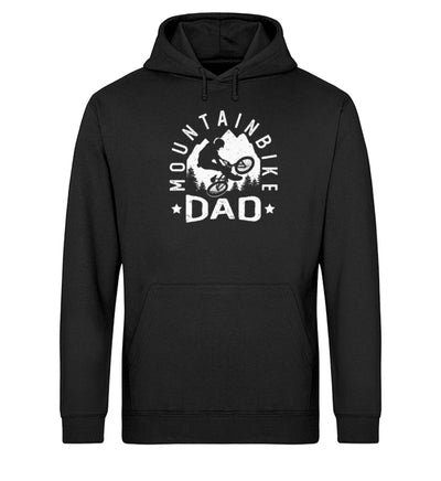 Mountainbike Dad - Unisex Organic Hoodie mountainbike Schwarz