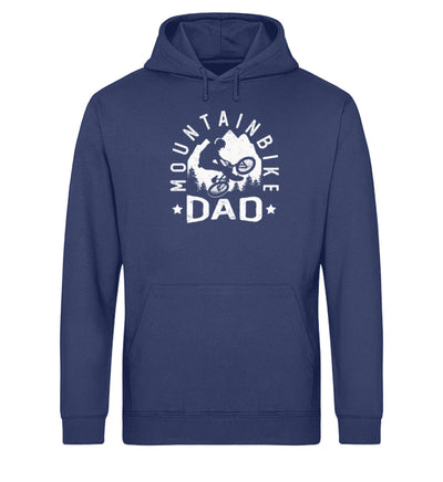 Mountainbike Dad - Unisex Organic Hoodie mountainbike Navyblau