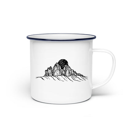 Drei Zinnen - Emaille Tasse berge wandern