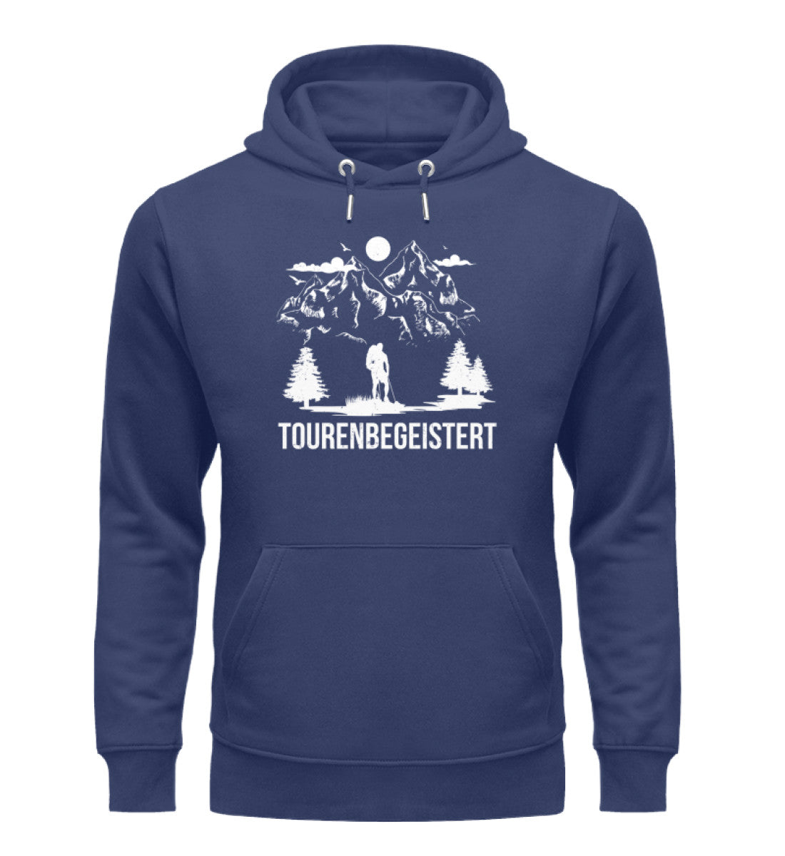 Tourenbegeisterung - Unisex Premium Organic Hoodie Navyblau