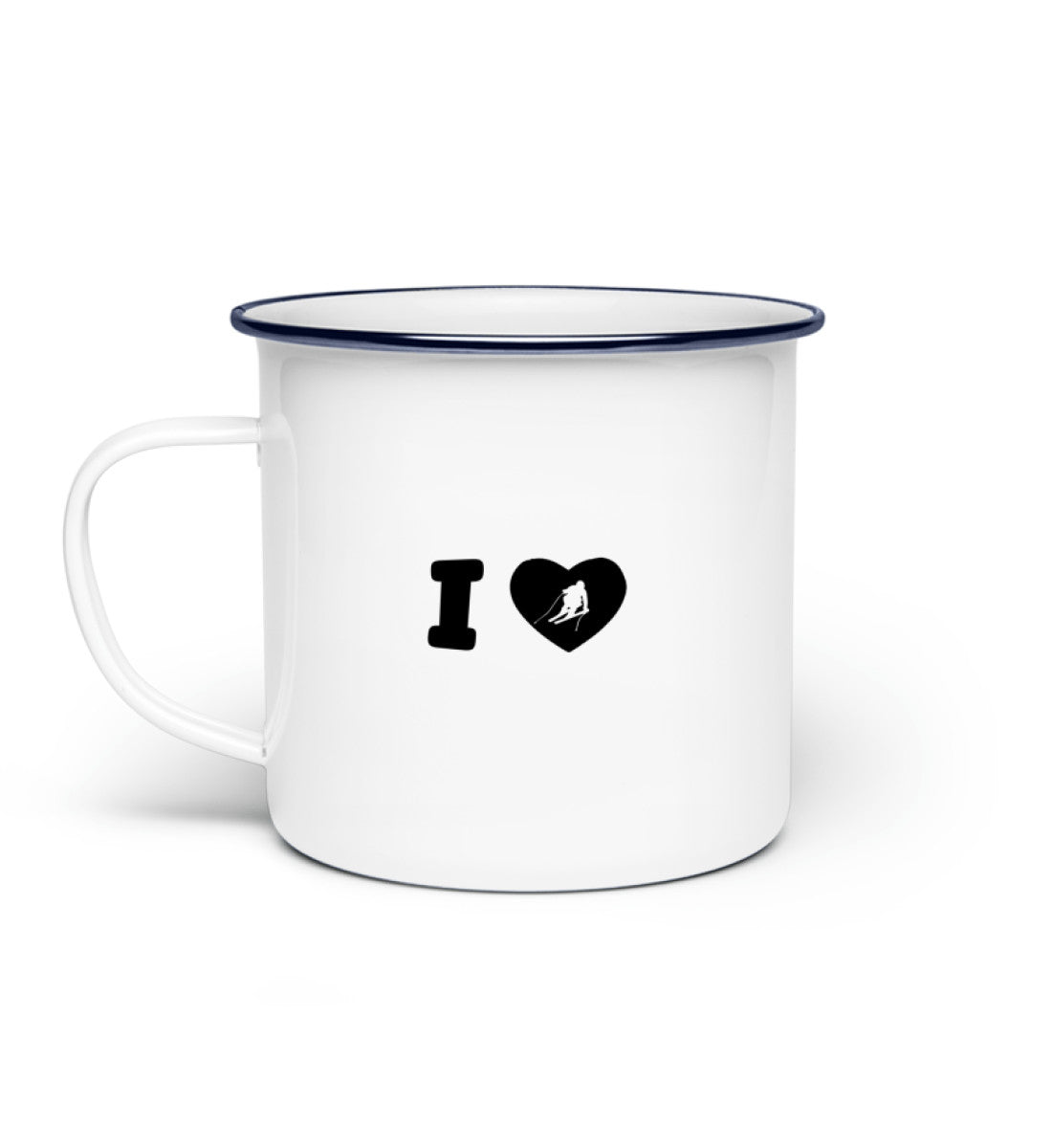 I Love Ski - Emaille Tasse ski Default Title