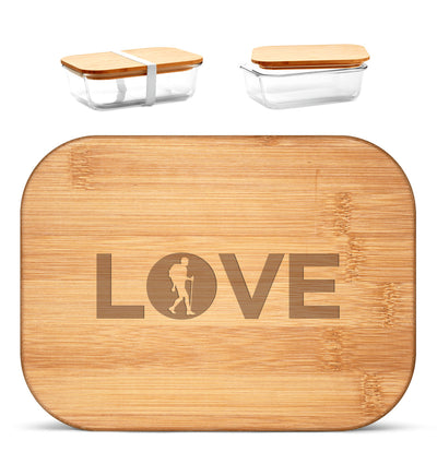 LOVE - Wanderer - Brotdose mit Holzdeckel (Gravur) wandern Default Title