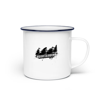 Mountainbike - Emaille Tasse mountainbike