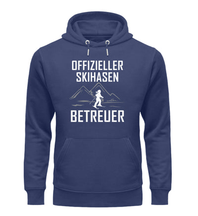 Skihasen Betreuer -Unisex Premium Organic Hoodie Navyblau