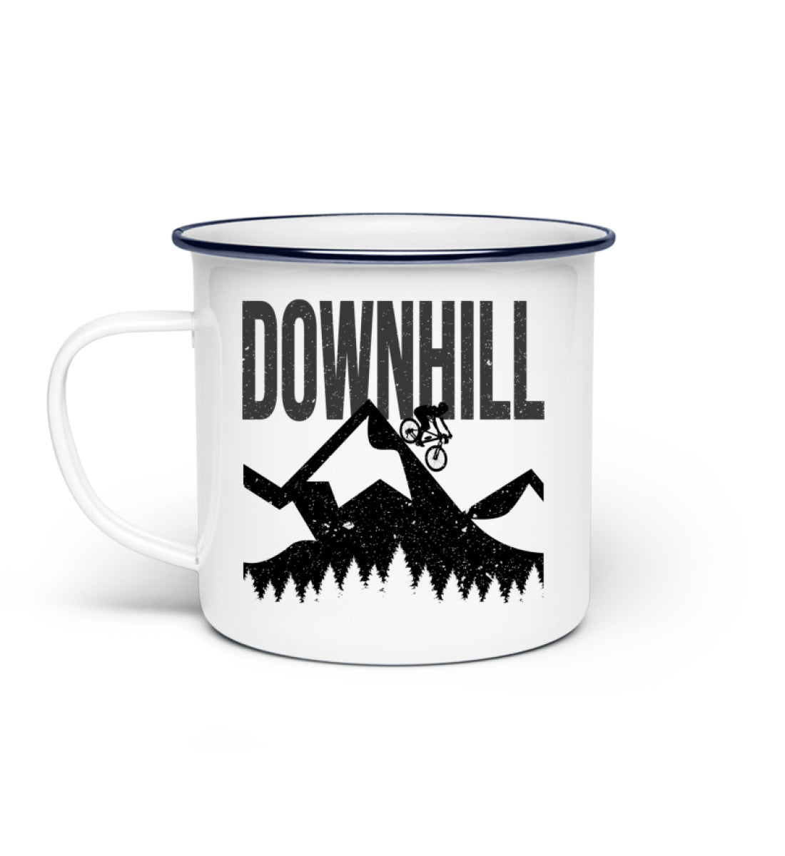 Downhill MTB - Emaille Tasse mountainbike Default Title