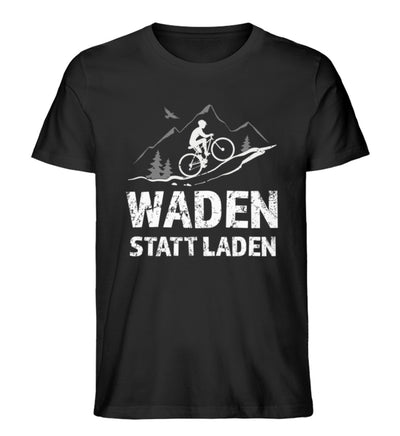 Waden statt laden - Herren Premium Organic T-Shirt Schwarz