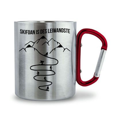 Skifoan is des leiwandste - Karabiner Tasse ski 330ml