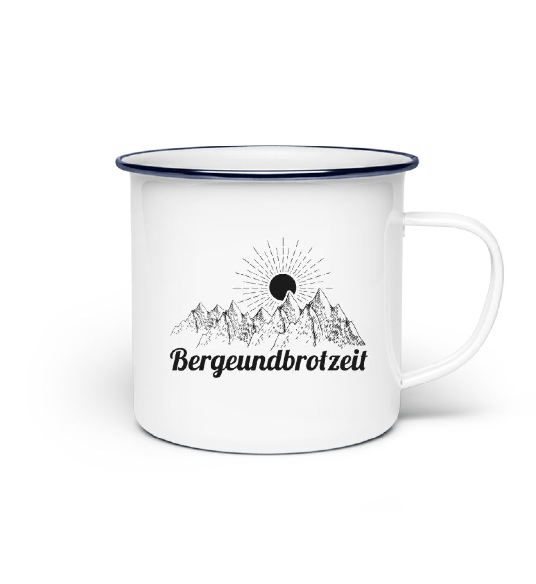 Bergeundbrotzeit - Emaille Tasse berge Default Title