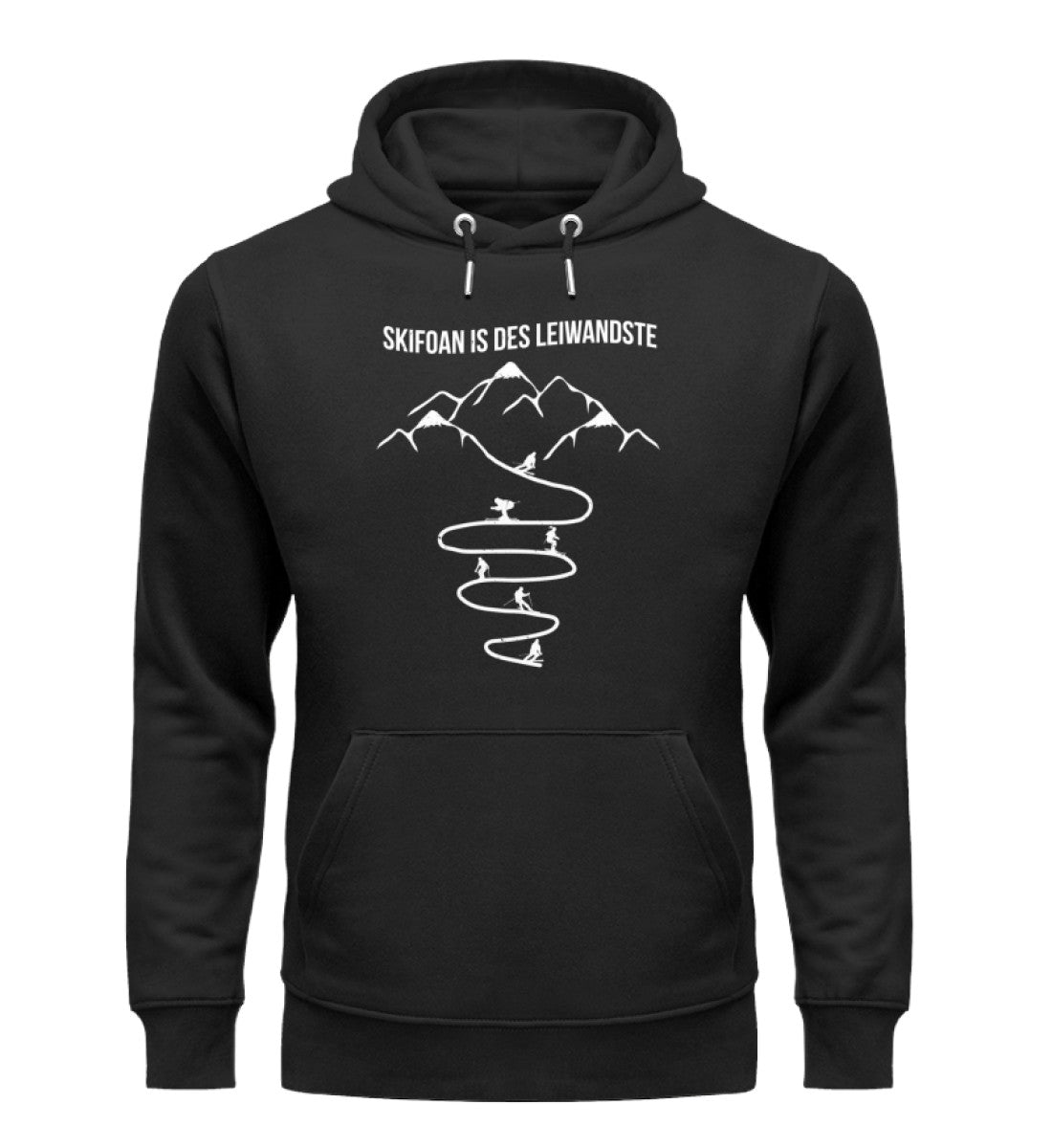 Skifoan is des leiwandste - Unisex Premium Organic Hoodie Schwarz