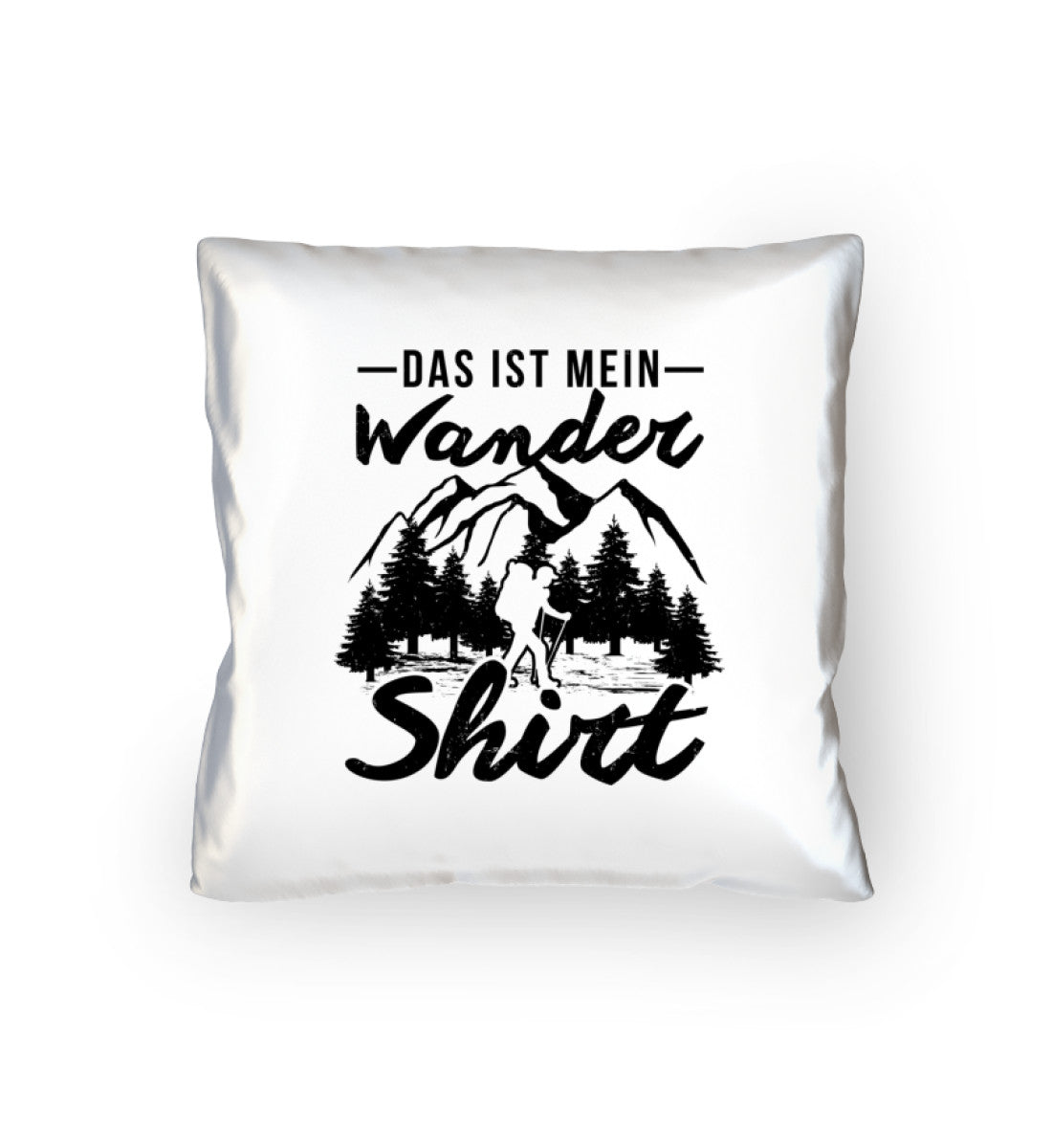 Das ist mein Wandershirt - Kissen (40x40cm) mountainbike wandern Default Title