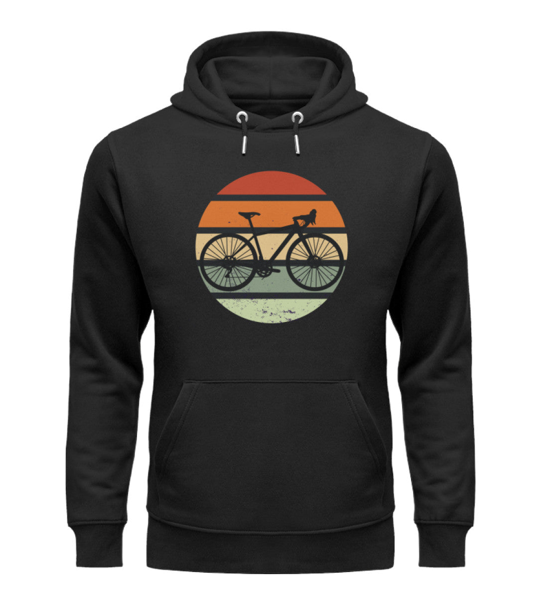 Fahrrad Vintage - Unisex Premium Organic Hoodie fahrrad Schwarz