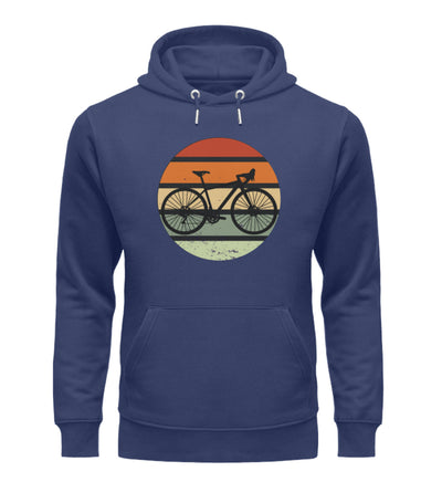 Fahrrad Vintage - Unisex Premium Organic Hoodie fahrrad Navyblau