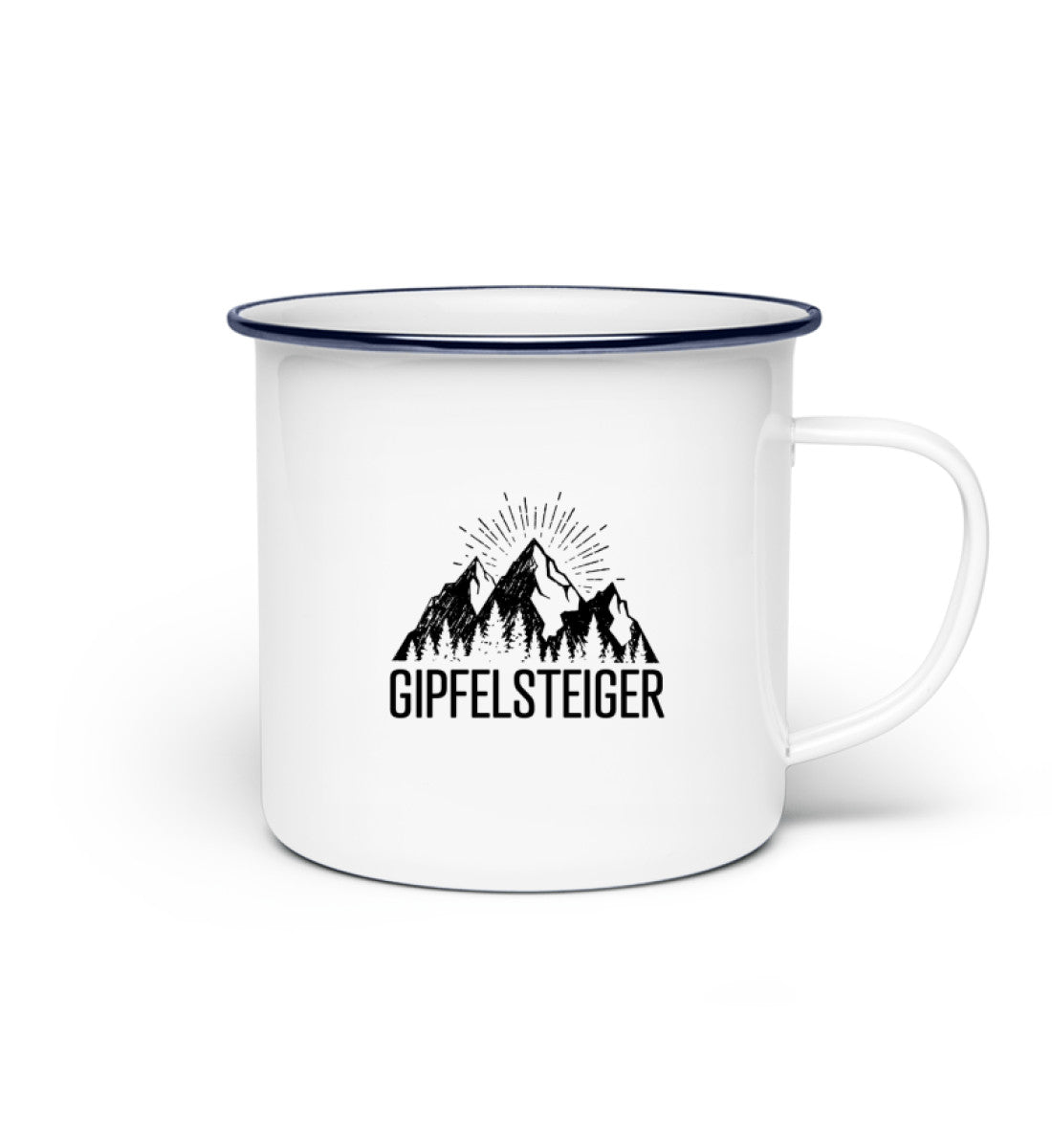 Die Gipfelsteiger - Emaille Tasse berge klettern wandern