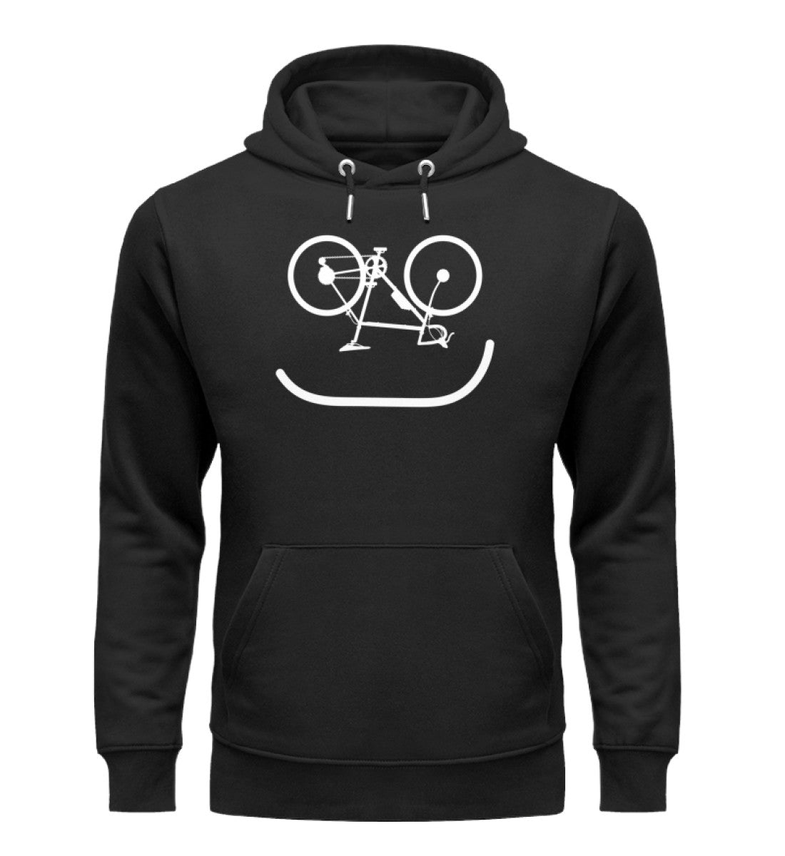 Fahrrad Emoji -Unisex Premium Organic Hoodie Schwarz