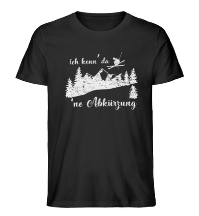 Ich kenn' da 'ne Abkürzung - Herren Premium Organic T-Shirt ski Schwarz