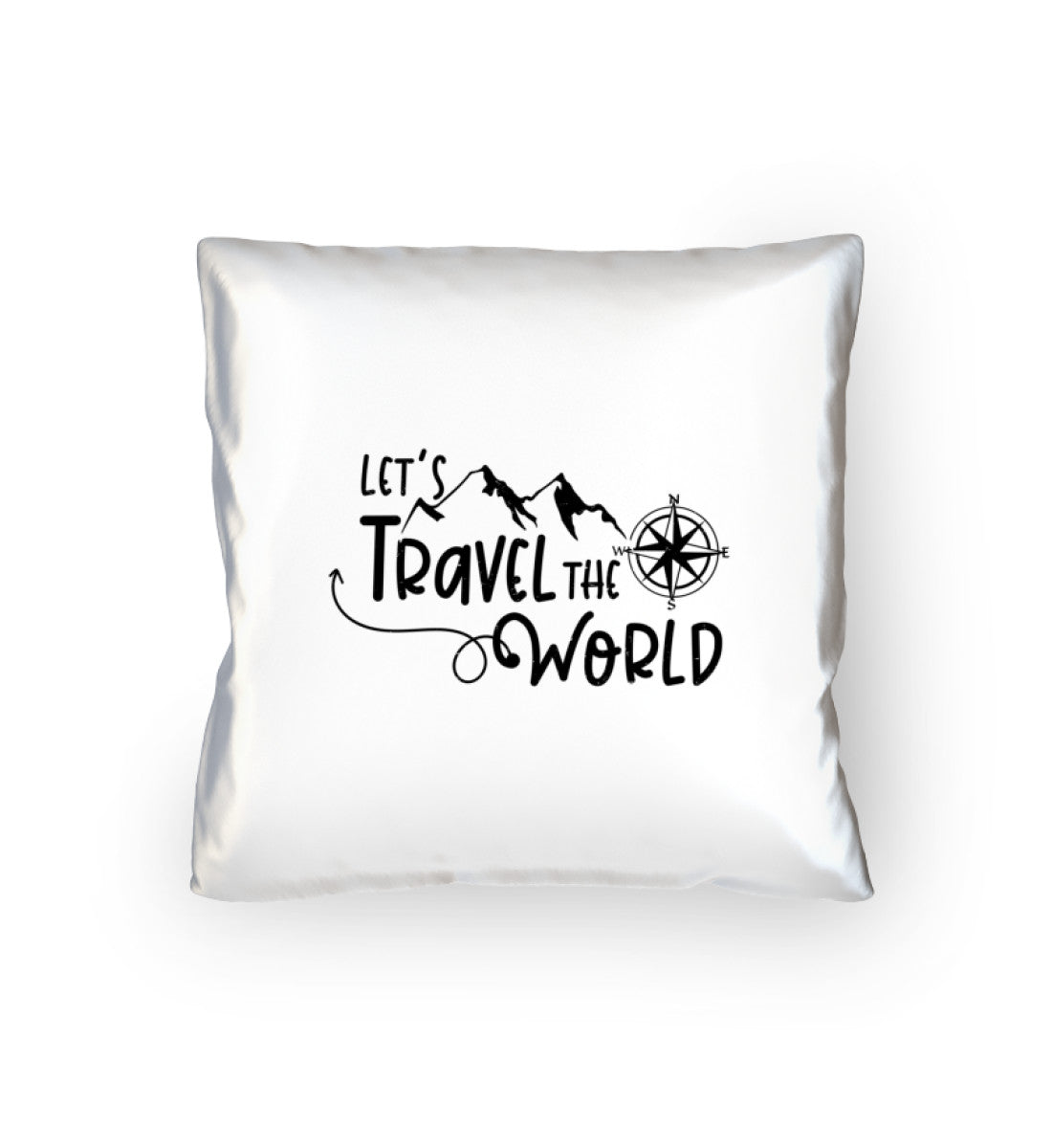 Lets travel the world - Kissen (40x40cm) camping mountainbike wandern Default Title