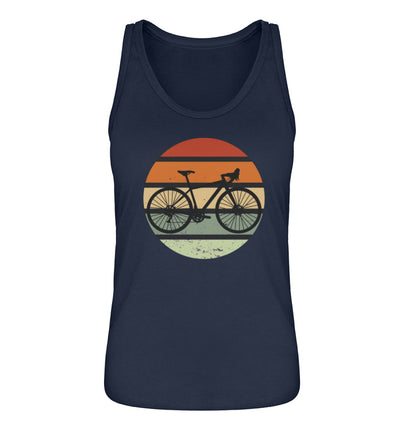 Fahrrad Vintage - Damen Organic Tanktop fahrrad Navyblau