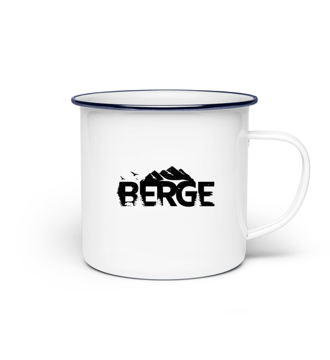 Berge - Emaille Tasse berge