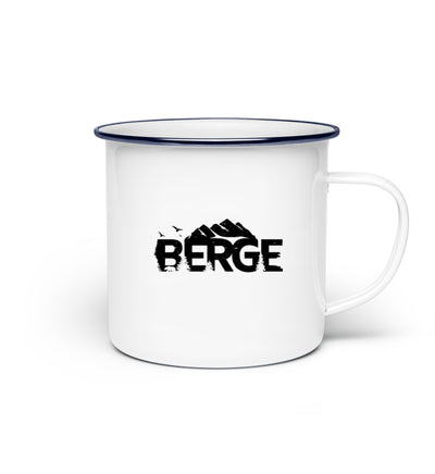 Berge - Emaille Tasse berge