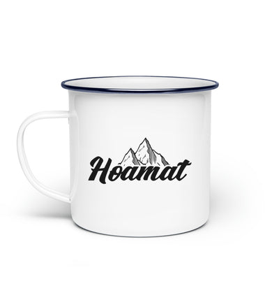 Hoamat - Emaille Tasse berge