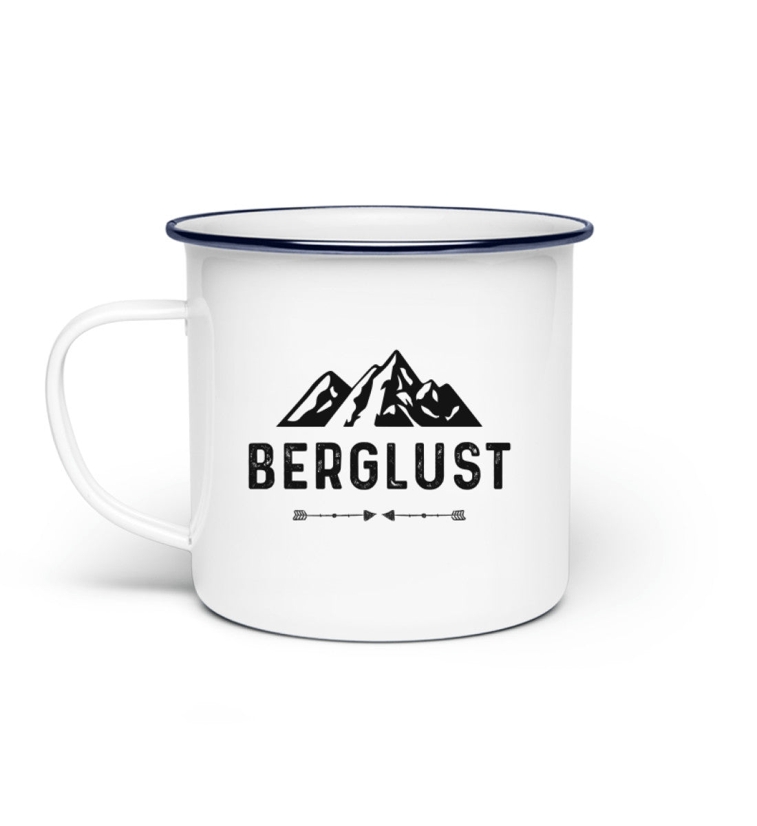 BERGLUST - Emaille Tasse berge