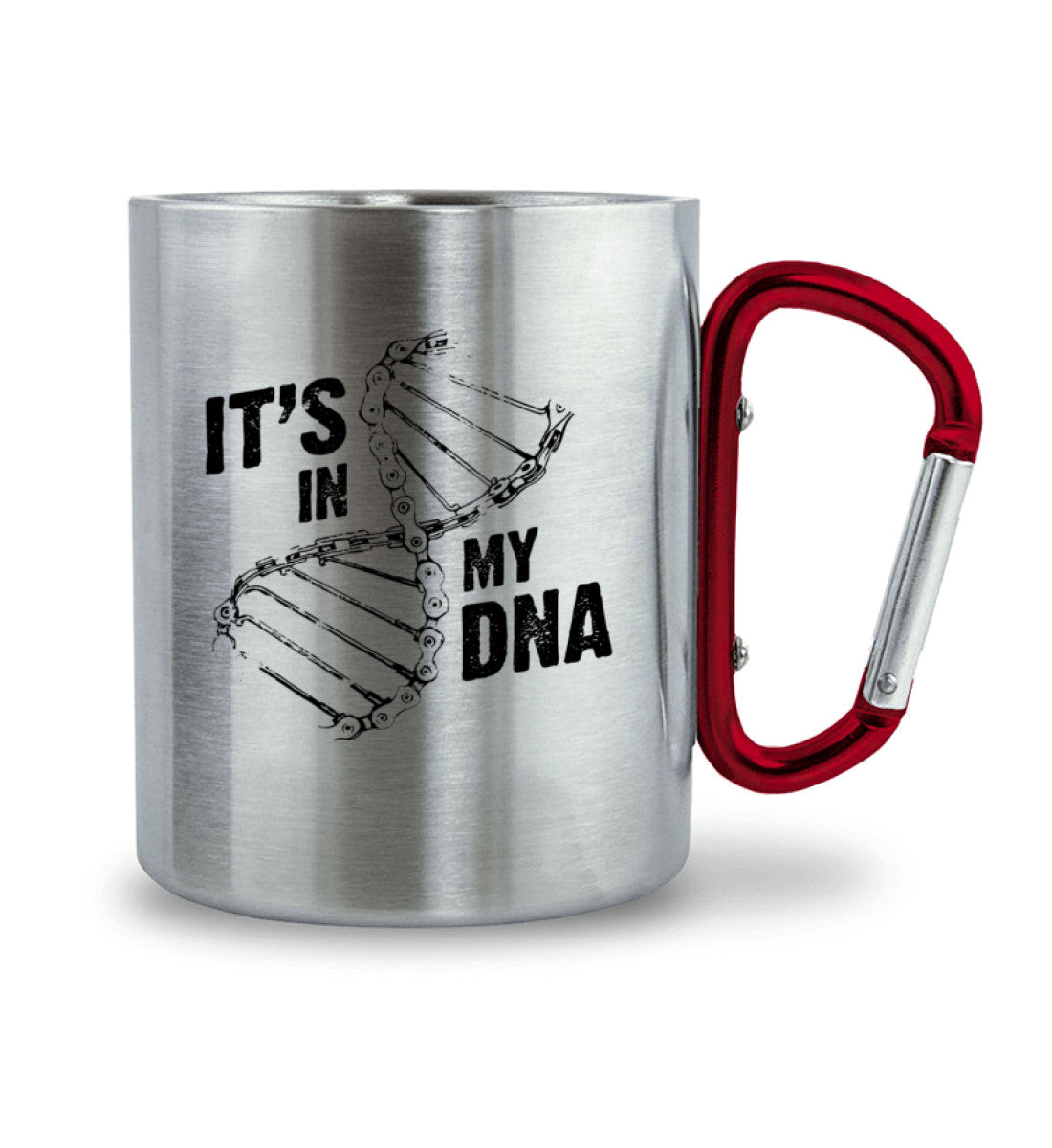 Its in my DNA - Karabiner Tasse fahrrad mountainbike 330ml