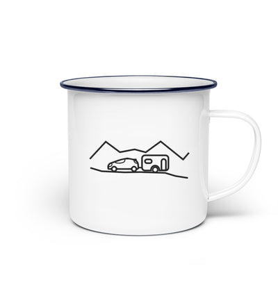 Campingausflug - Emaille Tasse camping Default Title