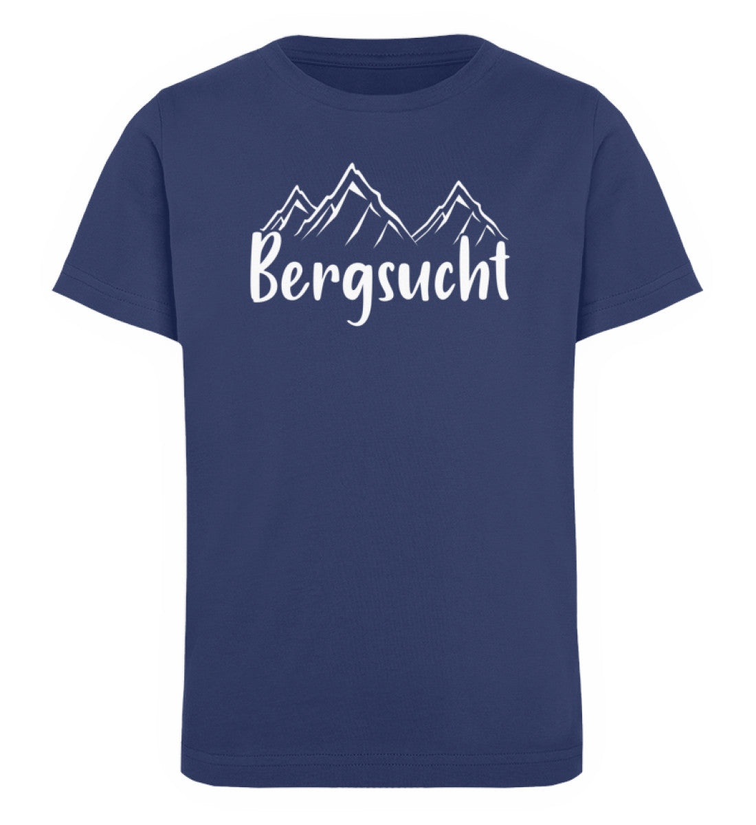 Bergsucht - Kinder Premium Organic T-Shirt berge klettern Navyblau